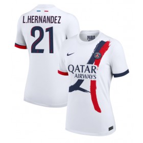 Paris Saint-Germain Lucas Hernandez #21 Borta Kläder Dam 2024-25 Kortärmad